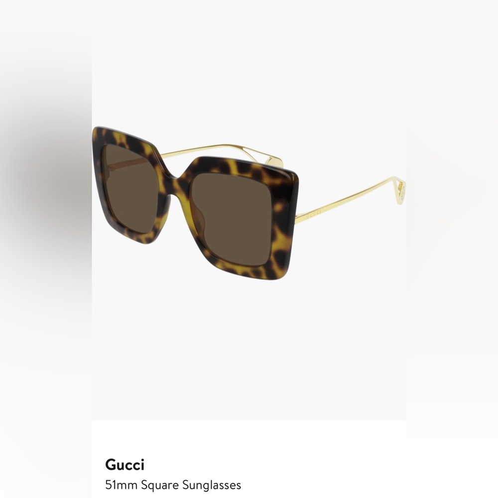 Gucci 51 mm Square Sunglasses